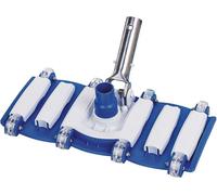 Aspirateur à main pour bassin en béton avec raccord de tuyau rotatif et support ALU 34 cm