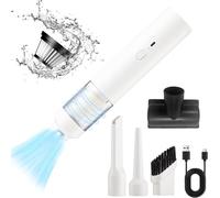 Aspirateur À Main Pour Voiture,11000 Pa-Mini Aspirateur De Voiture Avec Filtre Hepa Lavable,Charge Rapide Usb,Puissant 4 En 1,Pour Voiture,Bureau,Camping-Car,Poils D'Animaux