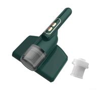 Aspirateur à main sans fil 10 000 Pa avec filtre HEPA, silencieux ≤ 70 dB, aspiration sans fil portable pour lit, canapé, tapis, vêtements, anti-poussière (vert)