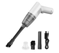 Aspirateur à main sans fil avec filtre HEPA - Puissant, compact, rechargeable par USB, silencieux, multi-usages