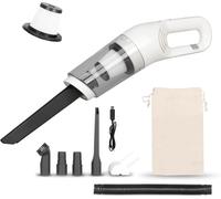 Aspirateur à Main sans Fil Mini aspirateur de Voiture Compact Aspirateur à Main USB-C Portable léger 7,4 V / 70 W