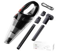 Aspirateur à Main sans Fil - Mini aspirateur sans Fil Voiture - Aspirateur Voiture Puissant sans Fils,avec Accessoires Multifonction (buse Longue, Brosse, Tuyau) - Léger & Rechargeable USB (2PCS)