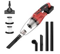 Aspirateur à main sans fil pour batterie Makita 18 V, 20 000 Pa Aspirateur à main sans fil avec buse de sol, suceur plat, buse à coussins, bac à poussière 0,6 l, aspirateur sans fil pour voiture