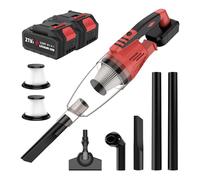 Aspirateur à main sans fil pour Makita 18 V, 20 000 Pa Aspirateur à main sans fil avec buse de sol, suceur plat, buse à coussins, bac à poussière 0,6 l, aspirateur sans fil pour voiture, maison, poils