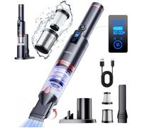 Aspirateur à Main Sans Fil Rechargeable - SmartAI H5 - 145W/17000Pa - jusqu 30 Mins - Affichage LED - Voiture,Maison,Poils d'animaux