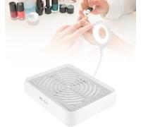 Aspirateur À Ongle Professionnel, Aspirateur À Manucure Avec Lampe Et Filtre, Aspiration Réglable, Faible Bruit Collecteur De Poussière D'ongles De Table Puissant