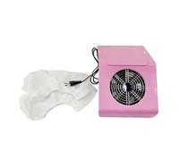 Aspirateur à ongles 65 W MAX Collecteur de vitesse réglable puissant for aspirateur poussière d'ongles for outil manucure(Pink)