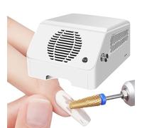 Aspirateur à Ongles Avec Repose-Main En Cuir, RéGlage De La Vitesse Par Bouton, DéMarrage Par Simple Pression, Pour Le Polissage Des Ongles En Gel Acrylique