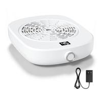 Aspirateur à ongles électrique pour ongles avec vitesse réglable et affichage LED, avec filtre réutilisable pour ongles en acrylique et salons de manucure