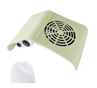 Aspirateur à ongles, machine à manucure, puissant collecteur de poussière d'ongles avec filtre amovible, ventilateur d'extraction d'ongles, outil d'art d'ongle(Groen)