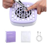 Aspirateur à ongles : nettoyage sans fil des ongles Cleaner de poussière silencieux Absorption de poussière | Nettoyeur de manucure portable pour les femmes débutants - pour la table du salon du foyer