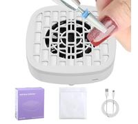 Aspirateur à Poussière d'Ongles Professionnel - Aspirateur à Poussière sans Fil Silencieux | Matériel de Nettoyage pour Table de Salon à Domicile,pour Débutant Salon à Domicile Studio