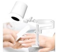 Aspirateur à PoussièRe Pour Ongles Avec LumièRe, TempéRature De Couleur RéGlable, Vitesse Du Vent RéGlable, Pour Nail Art, ContrôLe Par Bouton En Continu 10 Vitesses De Vent
