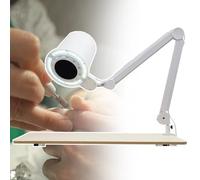 Aspirateur à PoussièRe Pour Ongles, Forte Aspiration Et Collecte Rapide De La PoussièRe, Support D'Angle RéGlable Ergonomique, 3 Modes D'éClairage Commutables,Version-1