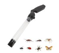 Aspirateur araignée avec tube en polycarbonate transparent à forte aspiration, alimenté par batterie, avec lumière LED pour coléoptères, cafards, punaises de lit, mites