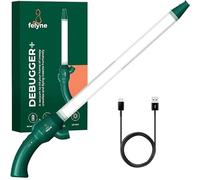 Aspirateur attrape-insectes pour araignées et insectes avec mécanisme de libération de soufflage, aspiration puissante, buse longue, rechargeable, lampe de poche intégrée, ventouse sans cruauté pour