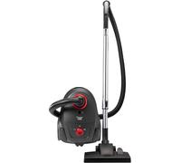 Aspirateur Avec Sac,Aspirateur De Sol Avec 3 Sacs À Poussière,Manche Télescopique De 94Cm Et Suceur De Sol Commutable,Rayon D'Action De 7.5M,Filtre Hepa12 Et Microfiltre Lavable,Rouge,Noir