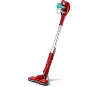 aspirateur balai 2 en 1 de 0,4L rouge gris