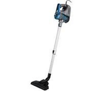 Bestron Aspirateur à main sans sac avec tube télescopique, Rayon d'action : 6,5 m, Capacité : 0,6 L, 600 W, bleu/gris