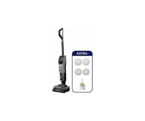 Aspirateur-balai et serpillière sans fil BISSELL SpinWave + Vac Pet Pro 3898N Cyclonique 70 min Noir Gris