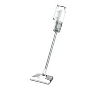 Aspirateur Balai et serpillière Tout-en-Un sans Fil, 30 Min de Fonctionnement, Aspiration 12 000 Pa, Balai et serpillière combinés, sols durs, Poils d'animaux (Blanc)