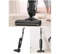 Aspirateur balai laveur filaire 600W 2 en 1 aspire et lave- CLEAN¿UP 80 dB 15 kPa Base pour autonettoyage