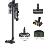 Pack Aspirateur Balai Samsung Jet 85 Pet Vert + Double Serpilliere Spray + 2eme Filtre A Particules Fines
