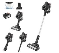 Aspirateur Balai sans Fil, 140W/15KPA Aspirateur sans Fil, 65 Minutes Autonomie Aspirateur sans Fil Puissant, 3 en 1 Aspirateur Vertical Filtre HEPA, Puissant pour Les Poils d'animaux/Tapis/Sols Durs