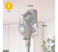 Aspirateur Balai Sans Fil,2-En-1,Moteur Bldc,250W,23 Kpa Aspiration,40 Min D'Autonomie,Éclairage Led,Filtre Hepa,Bac 800 Ml,Sz-2390