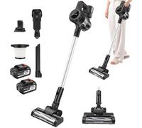 Aspirateur Balai Sans Fil 30000Pa/300W - Multifonctions 6 en 1 - Dayplus Aspirateur Sans Sac - 2x 3.0Ah Batteries - Autonomie 65