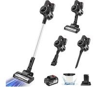 Aspirateur Balai Sans Fil 30000Pa/300W - Multifonctions 6 en 1 - Dayplus Aspirateur Sans Sac - Autonomie 65 min - 1x 3.0Ah Batterie