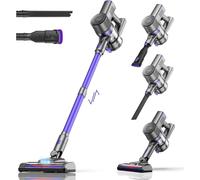 Aspirateur Balai sans Fil 6 en 1 160W violet gris Vendos85