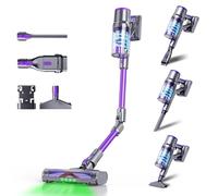 Aspirateur Balai sans Fil - 76000Pa/700W - Écran Tactile Intelligent - 65 Min Autonomie - Batterie Amovible