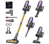 Aspirateur balai sans fil 8 en 1- BUTURE VC90 - 65Kpa/650W - Autonomie 60 Min(ECO) -Brosse Matelas -Auto-Portant