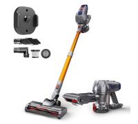 Aspirateur balai Sans Fil avec LED Charge rapide sur le support Vidange simple Puissance Élevée, Léger et Compact, Maison & Voiture