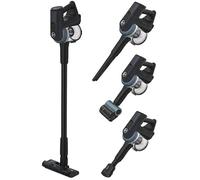 Hoover HF401P 011 Aspirateur balai Batterie Sec Cyclonique, EPA Sans sac 0,7 L 190 W Noir, Argent 2,5 Ah