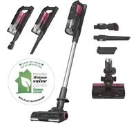 Aspirateur Balai sans fil - HOOVER HF920H - 65 AW - 86 dBA - Ecran LED - Rose / Gris