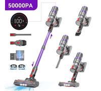 Aspirateur Balai sans fil puissant multifonctions 4 en 1-50KPa-480W-Autonomie 60min-Filtration sextuple - Ecran Tactile