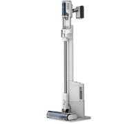 Shark Clean & Empty, aspirateur sans fil, vidage automatique, aspirateur anti-emmêlement avec accessoires pour animaux et suceur plat, autonomie 40 min, station de chargement, blanc/bleu, BU3521EU