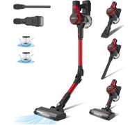 Aspirateur Balai sans Fil STANEW, 33000Pa Aspirateur sans Fil Puissant, 320W Aspirateur Pliable, 40Min Autonomie, LED