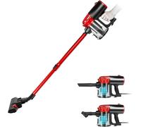 Aspirateur Balai sans Sac 2 en 1 800W rouge noir Vendos85