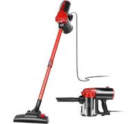 Aspirateur Balai sans Sac 2 en 1 800W rouge noir Vendos85