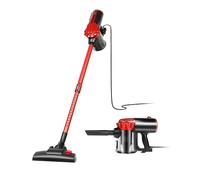 Aspirateur Balai sans Sac 2 en 1 800W rouge noir Vendos85