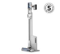 Shark Clean & Empty, aspirateur sans fil, vidage automatique, aspirateur anti-emmêlement avec accessoires pour animaux et suceur plat, autonomie 40 min, station de chargement, blanc/bleu, BU3521EU