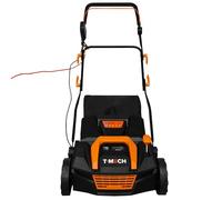 Aspirateur Balayeuse Pour Gazon Artificiel Pelouse Synthétique avec Sac de Collecte 50 L - 5 Hauteurs de -12mm à + 6mm - Largeur d'Aspiration 38 cm 3500 tours/min Nettoyage, Entretien de Jardin