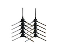 Aspirateur Brosse Principale Brosse Latérale Filtre HEPA Chiffon Compatible for Eziclean Compatible for ONE Compatible for Aqua 210 Robot Aspirateur Pièces Accessoires(10pcs Side Brush)