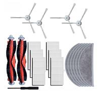 Aspirateur brosse principale/latérale filtre HEPA chiffon de vadrouille boîte à poussière sac à poussière, Compatible for Xiaomi Compatible for Lydsto R1/R1A/R1 Pro/S1 (Color : SCRAPER WHEELS)