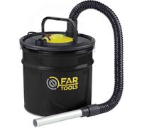 Aspirateur cendres FARTOOLS PRO - AMF 18B - Cuve métal - 18L (livré avec filtre)