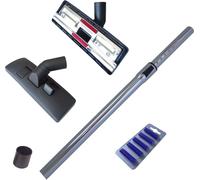 Aspirateur chromé Tube télescopique 35mm compatible avec Siemens Rapid 2200W VS04G en kit avec suceur aspirateur & 5 bâtonnets parfumés