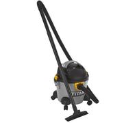 ASPIRATEUR CUVE BIDON SANS SAC POUR MAISON ET BRICOLAGE EAU POUSSIERES 1100W 16L